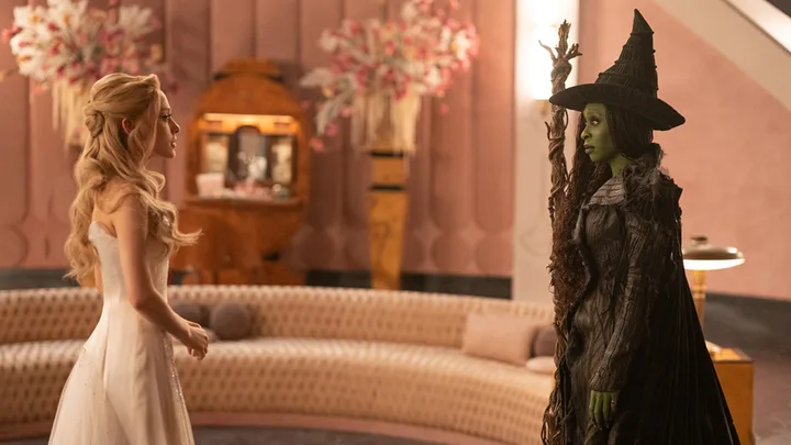 Ariana Grande and Cynthia Erivo in Wicked: For Good