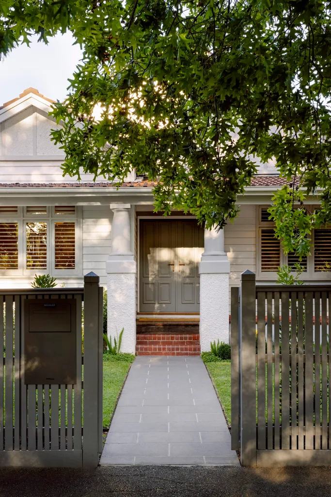 Front facade of house