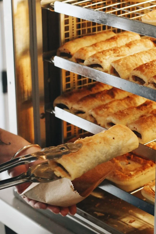 Pandesal Bakery sausage rolls