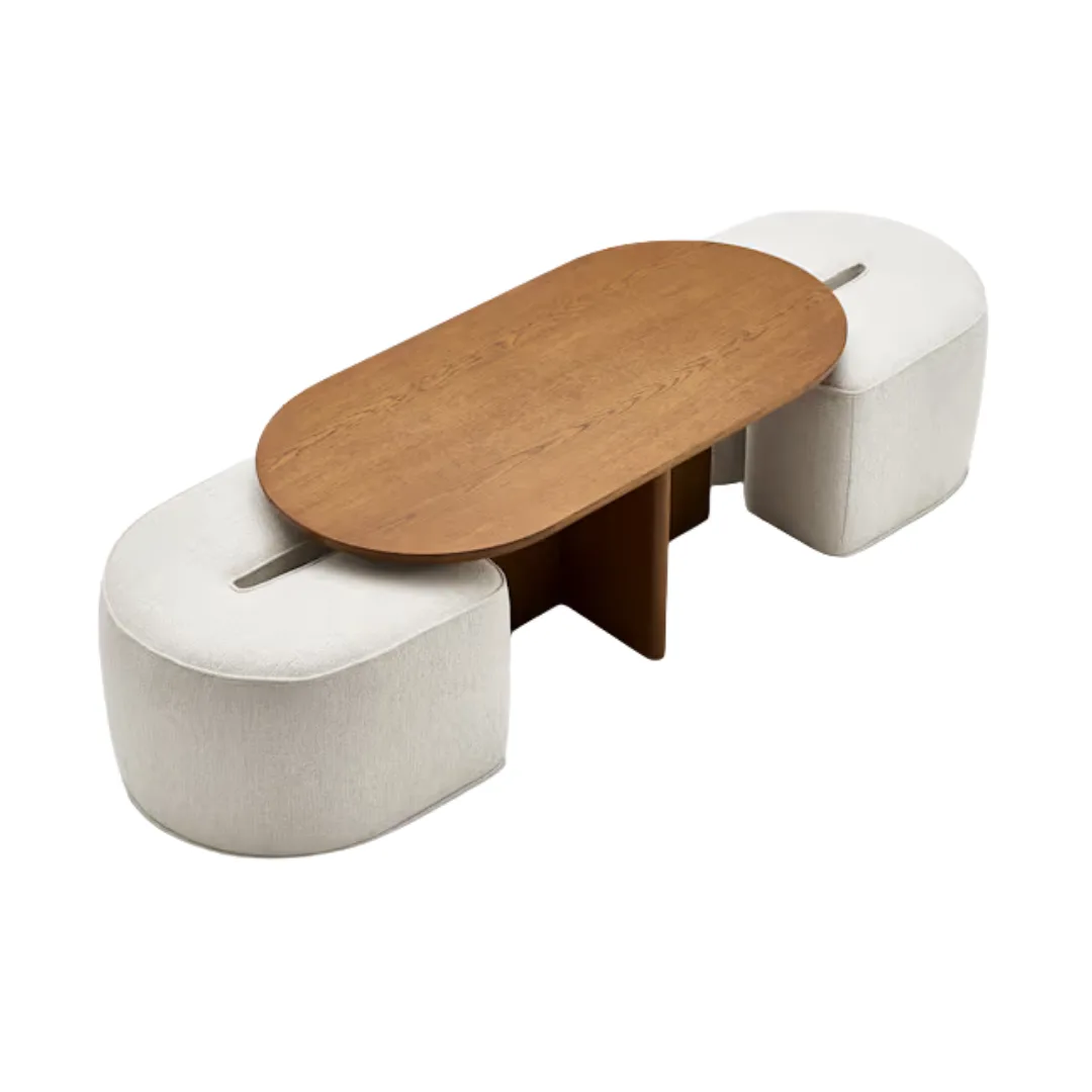 Hugg Nesting Rectangular Coffee Table Castlery
