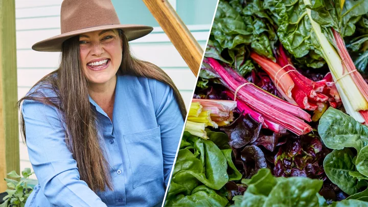 Elena Duggan at a farmer's market
