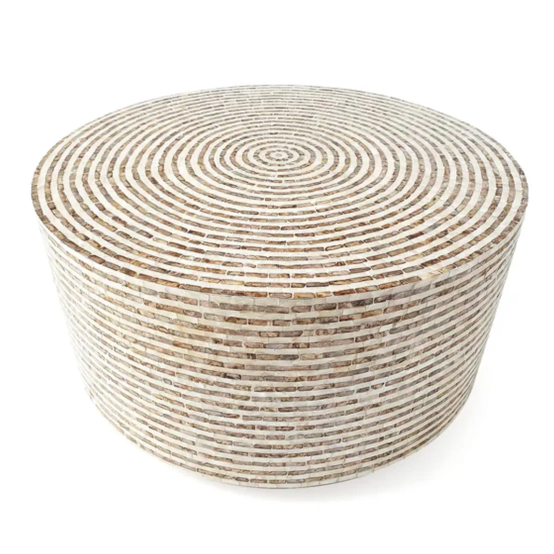 Silus Mother Of Pearl Coffee Table 
Luxo Living