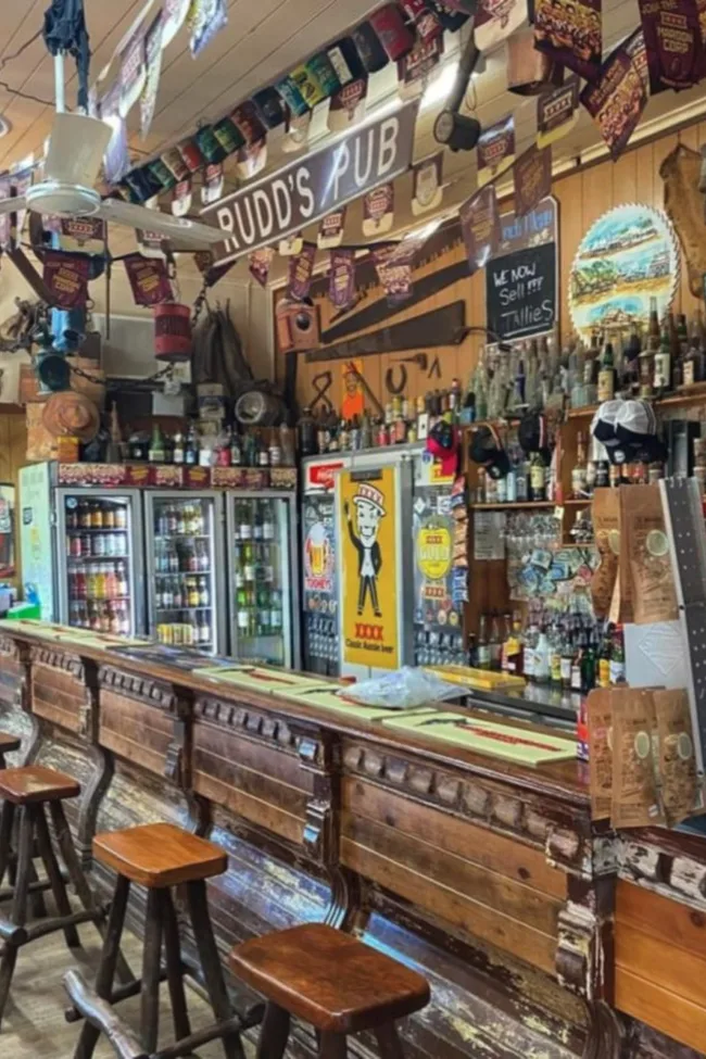 Inside Rudds Pub