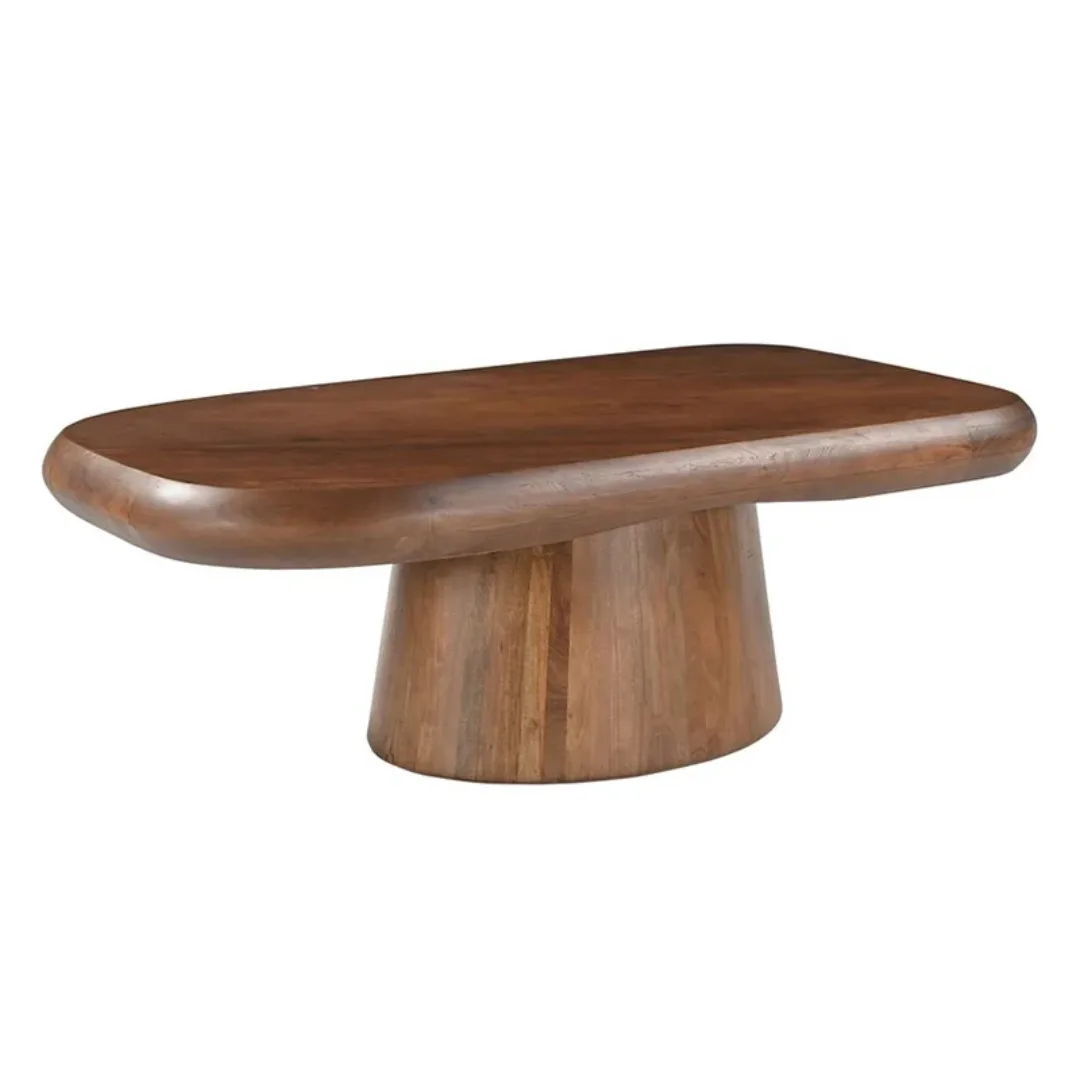 Westerly Acacia Wood Coffee Table Temple & Webster