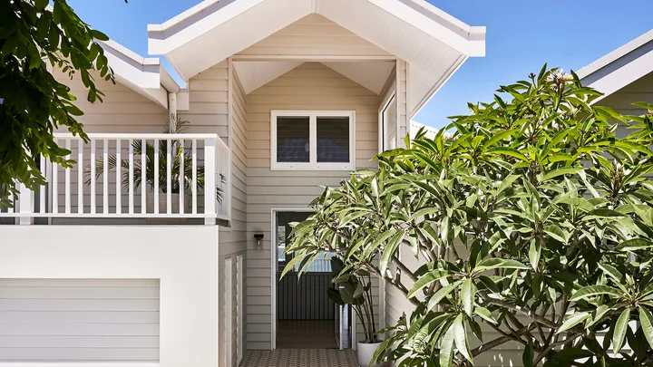 Coastal home facade