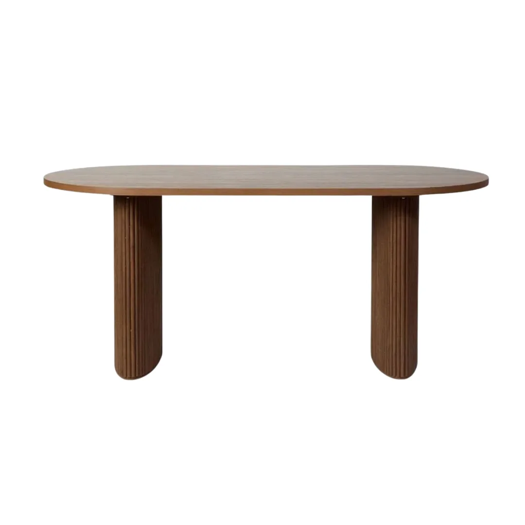 Mocka Amara Six Seater Dining Table - Walnut