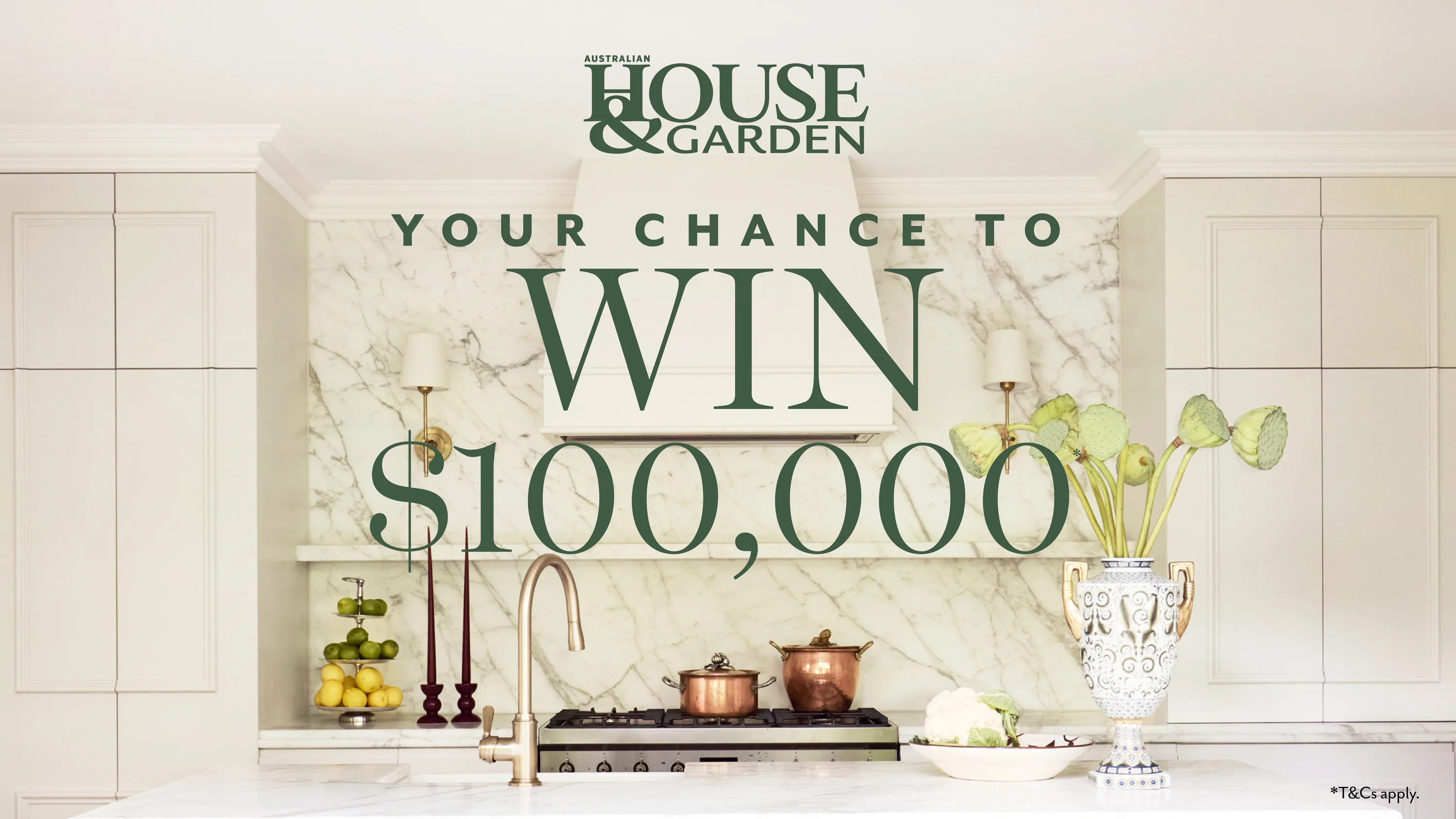 Your chance to WIN $100,000