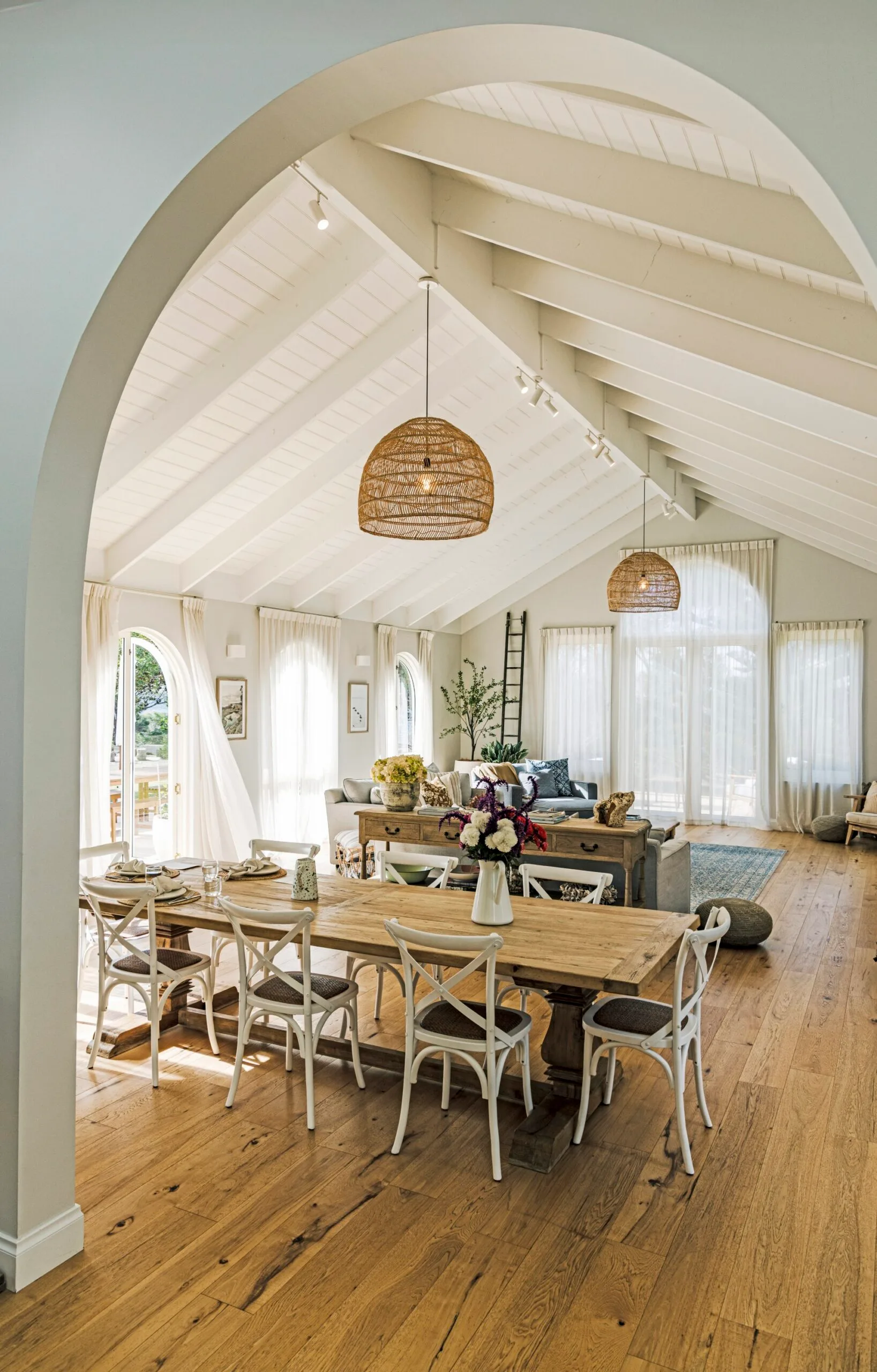 Bright, contemporary interiors at Harvey's Farm