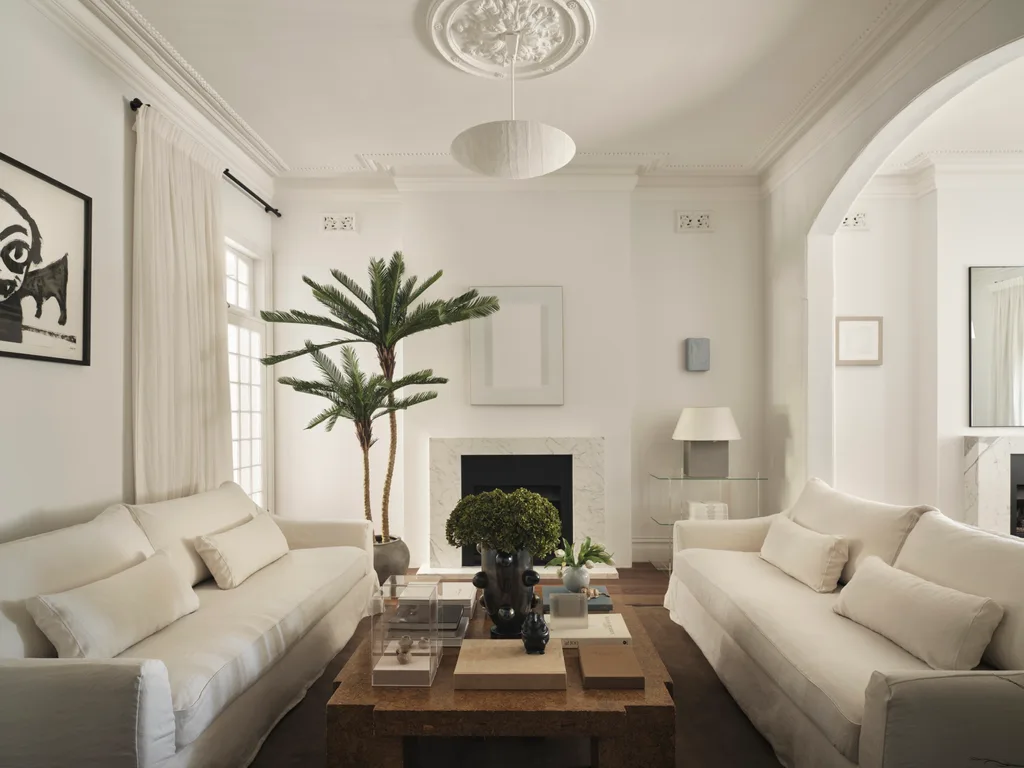 White interiors