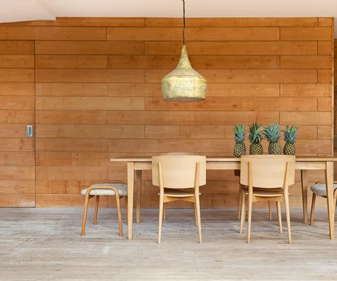 Scandinavian styled dining room