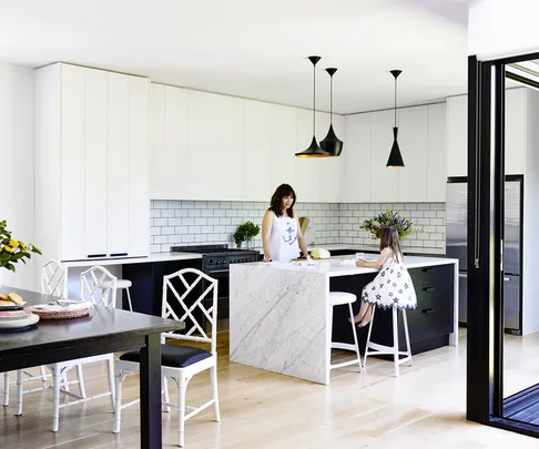 Edwardian open plan kitchen restoration