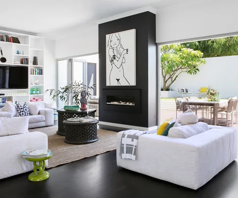 Perth new build open plan living room