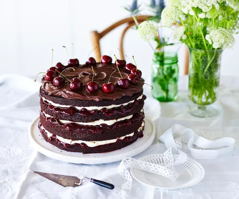 layered chocolate cake