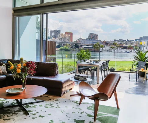 waterfront townhouse