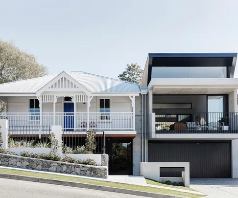 cottage with modern extension