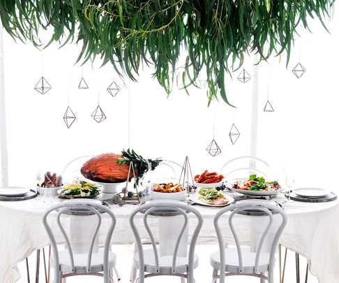 Christmas table setting