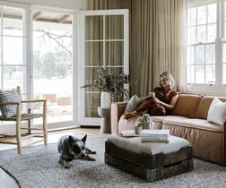 Inside Edwina Bartholomew&rsquo;s farm cottage in the Blue Mountains