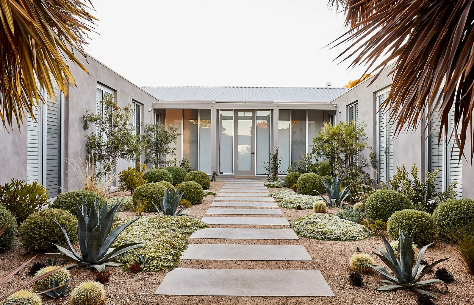 Contemporary coastal garden with exotic and native plants | Homes To Love