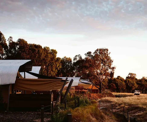 Taronga Western Plains Zoo Dubbo at sunset