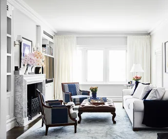 An Art Deco apartment gets a Hamptons-style makeover