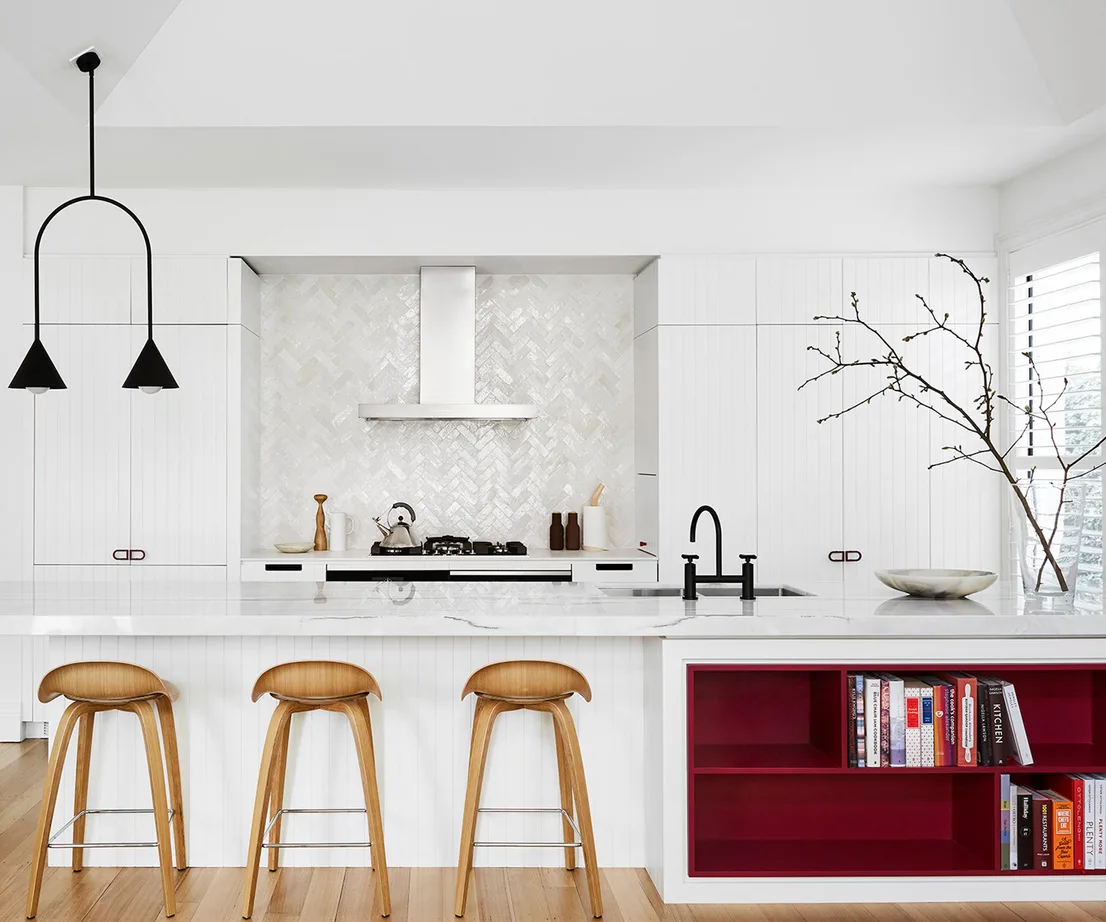 Modern joinery ideas for kitchen, living and study