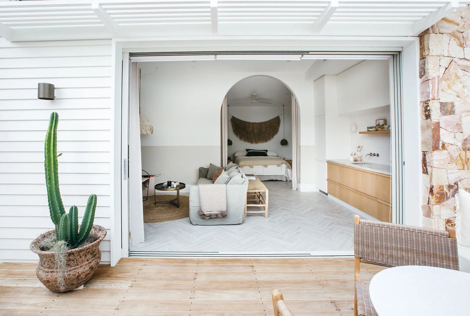 Guest house design: Inside Kyal and Kara's backyard studio