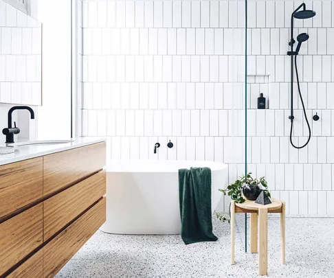 terrazzo bathroom