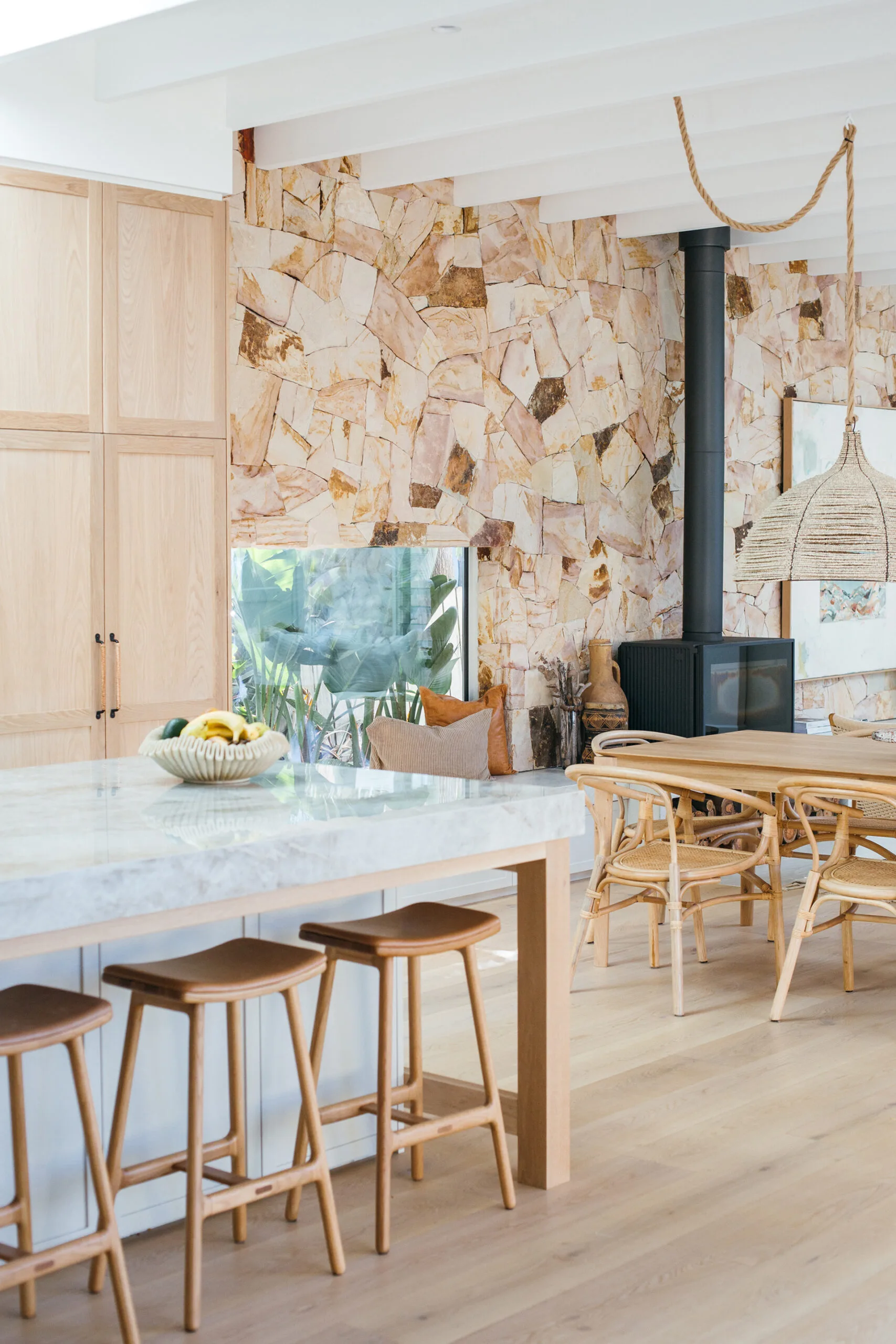 Kyal and Kara’s Kitchen, Living, and Dining at Blue Lagoon | Homes To Love
