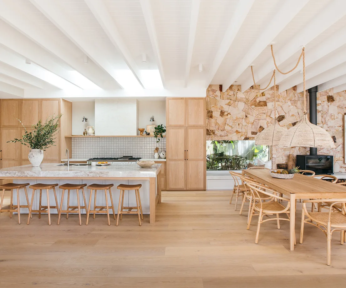 Kyal and Kara’s Kitchen, Living, and Dining at Blue Lagoon | Homes To Love