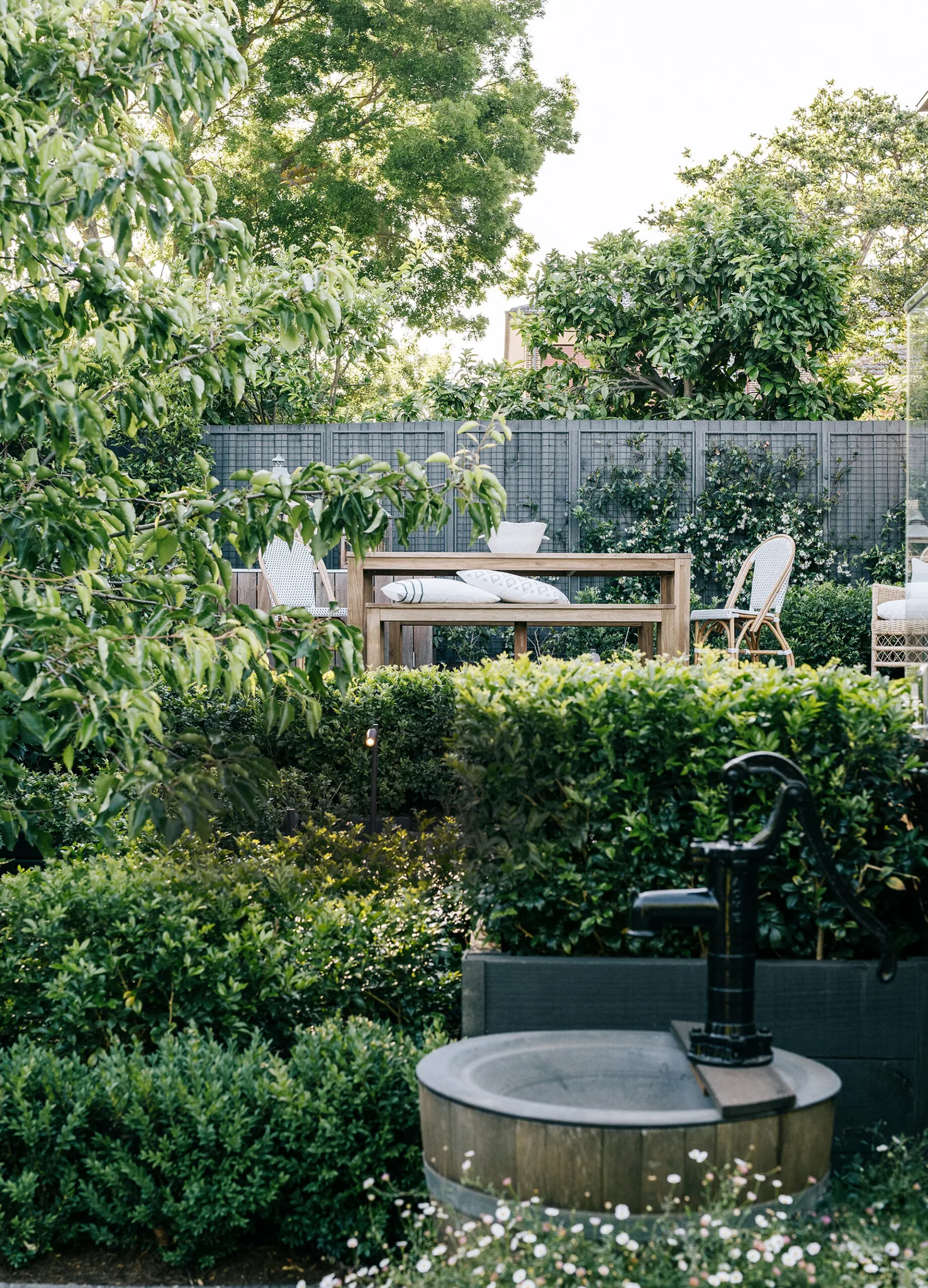 A countrystyle garden in suburban Melbourne