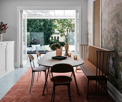 A renovated light-filled and serene Victorian-era terrace