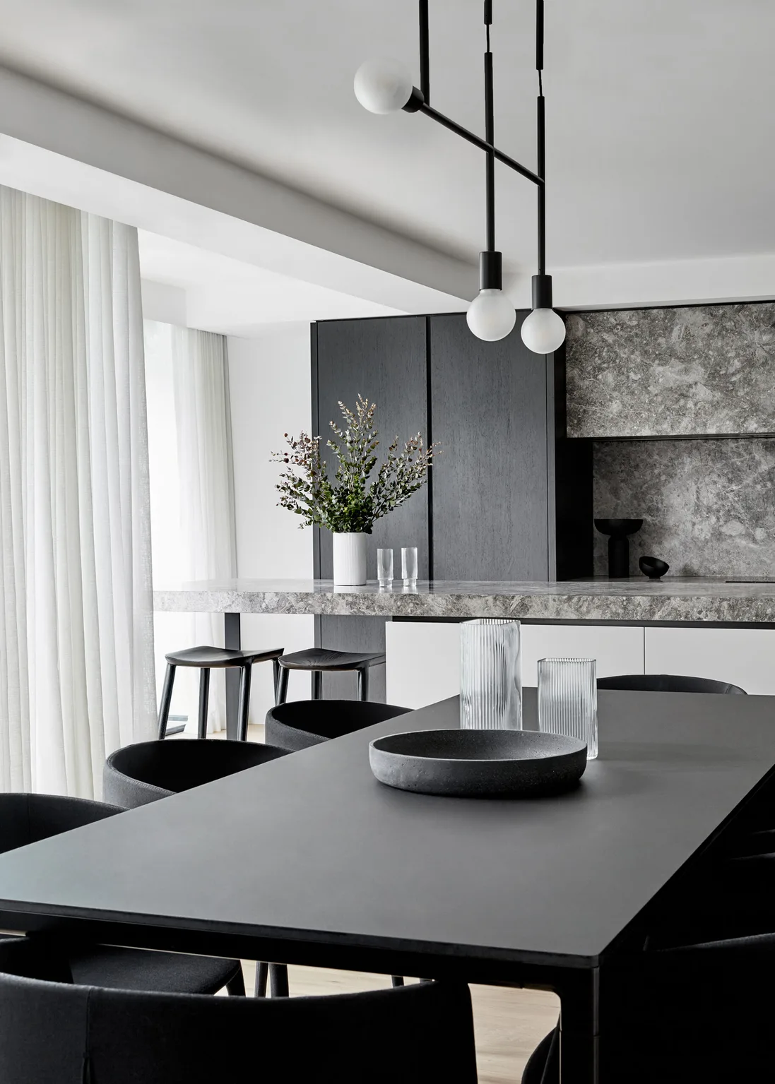 Picture of A monochrome penthouse apartment in Melbourne