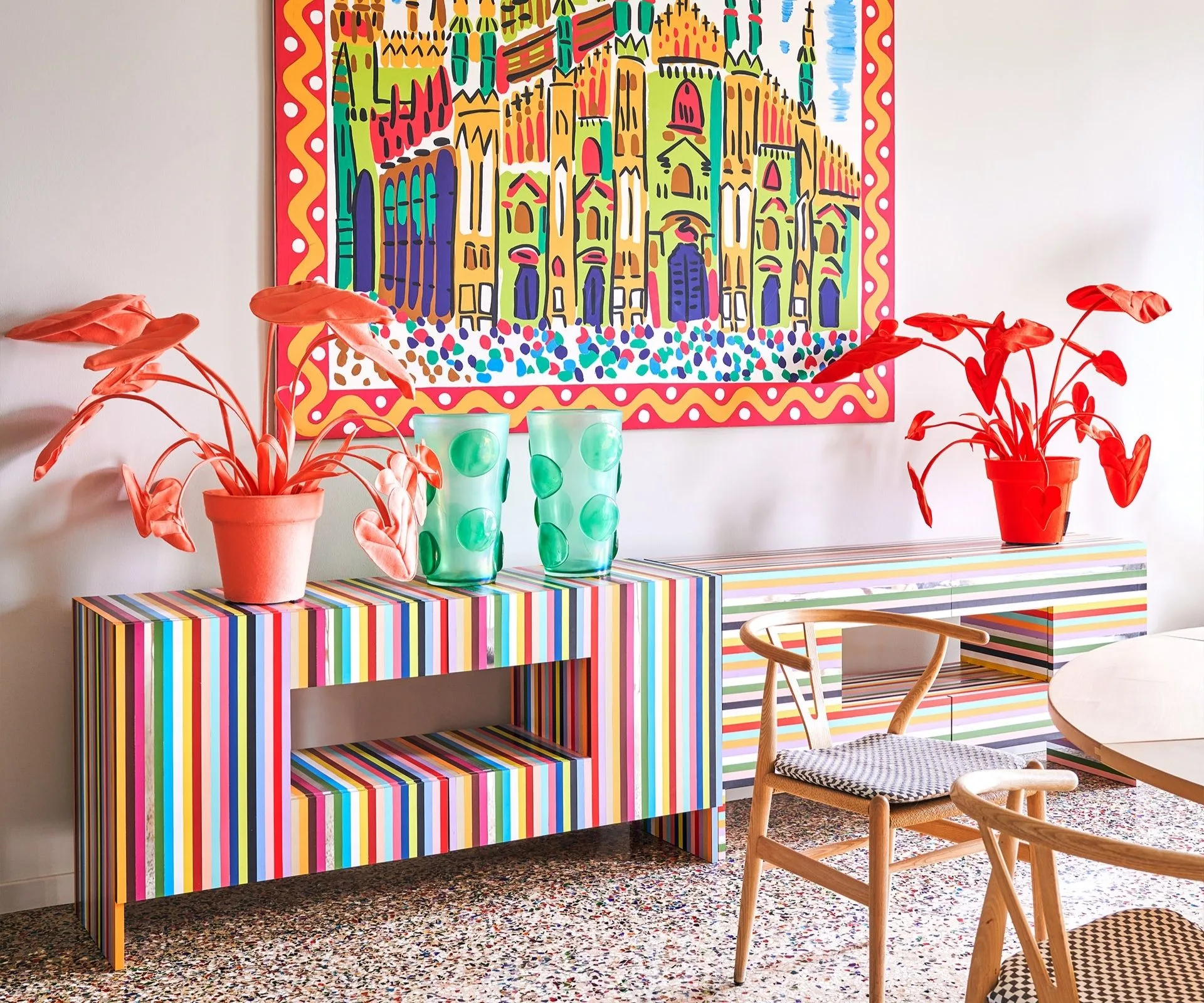 Colorful home interiors discount