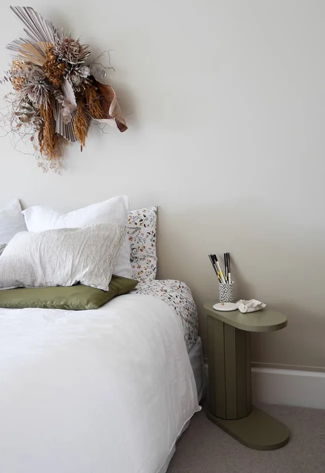 Re-styled Kmart side table.