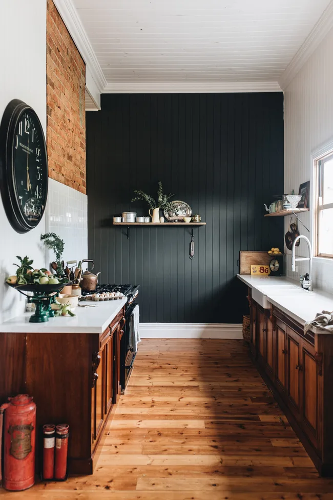 Timber country kitchen