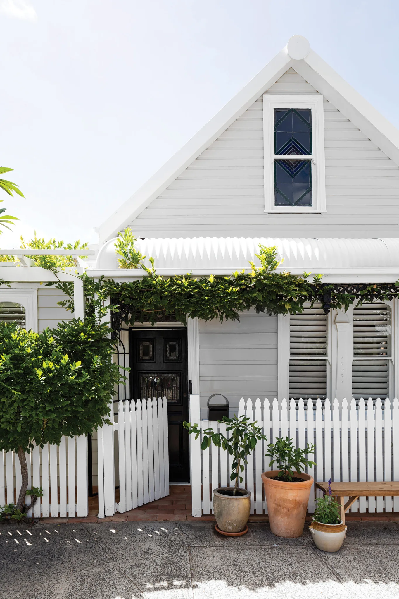 A colonial weatherboard given a contemporary renovation