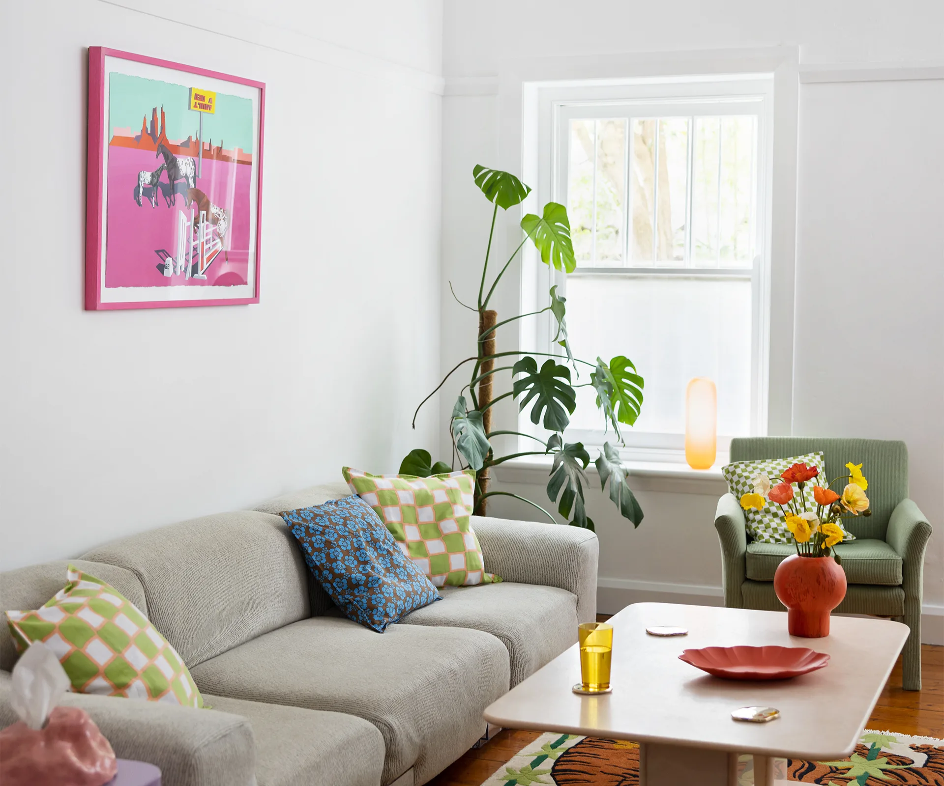Designer Emma Mulholland's colourful and quirky apartment