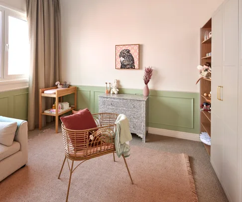 the block 2022 tom and sarah-jane nursery design