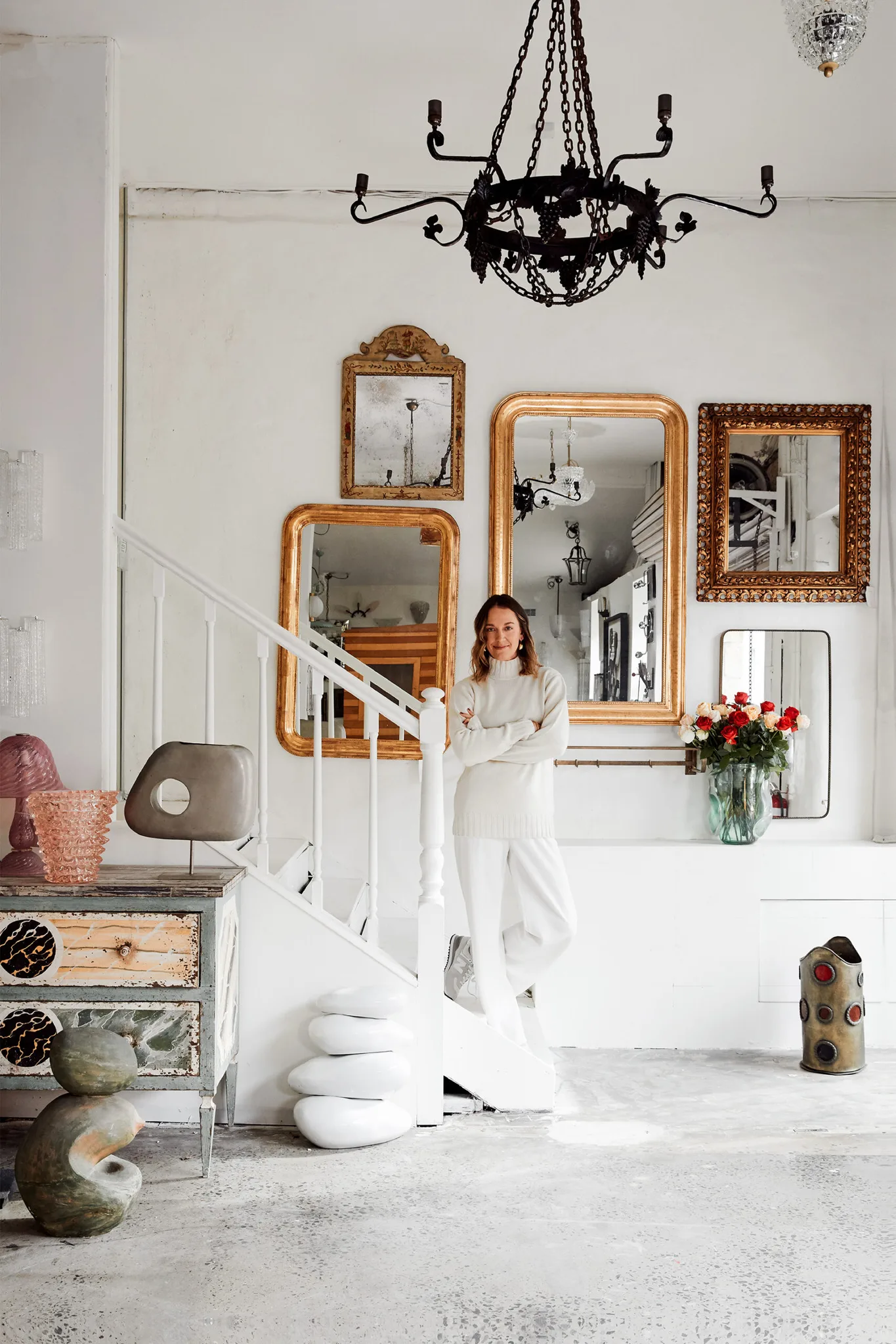 Inside Tamsin Johnson's antiques showroom in Sydney