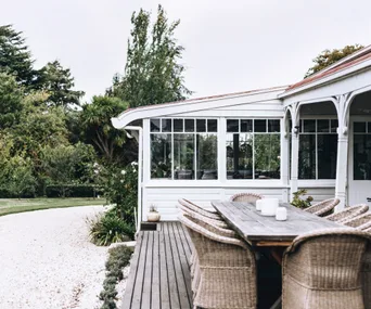 A luxury rural estate framed by 80-year-old pear trees with Danish ‘hygge’ sentiment