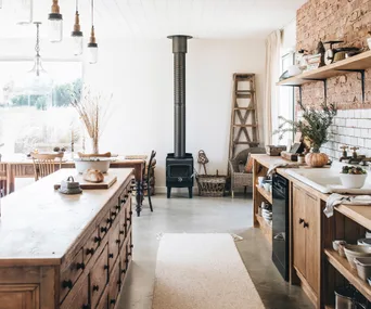 A new country home that meets the past with a cache of vintage finds
