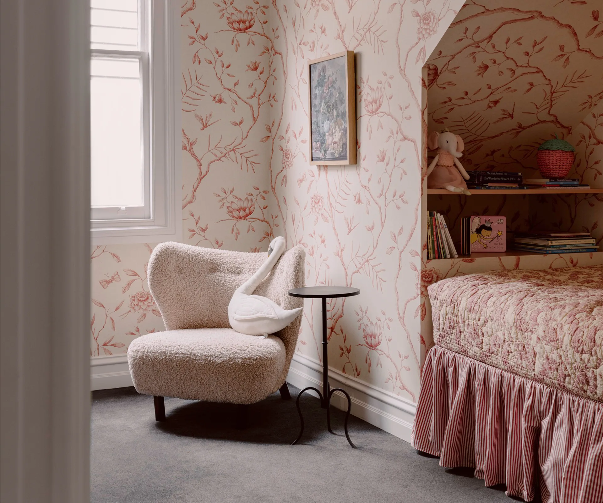 kids bedroom with old world charm