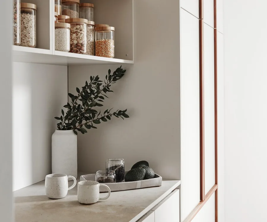 Tidy kitchen with no clutter