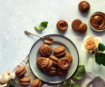 A chocolatey hazelnut Melting Moments recipe for when you need a pick-me-up