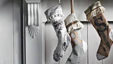 How to sew Christmas stockings